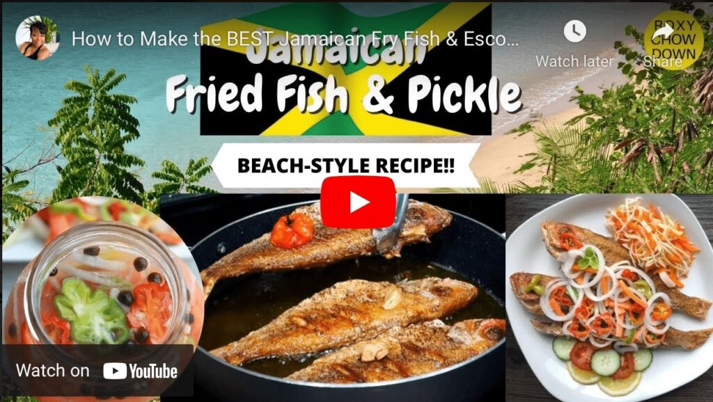 Escovitch Fried Fish Video