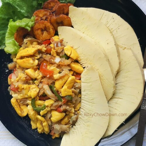 NAH GIVE UP ／ACKEE AND SALTFISH Ackee and Saltfish Recipe - Delicious Jamaican National Dish