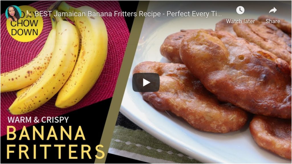 BEST Jamaican Banana Fritters Recipe by RoxyChowDown.com