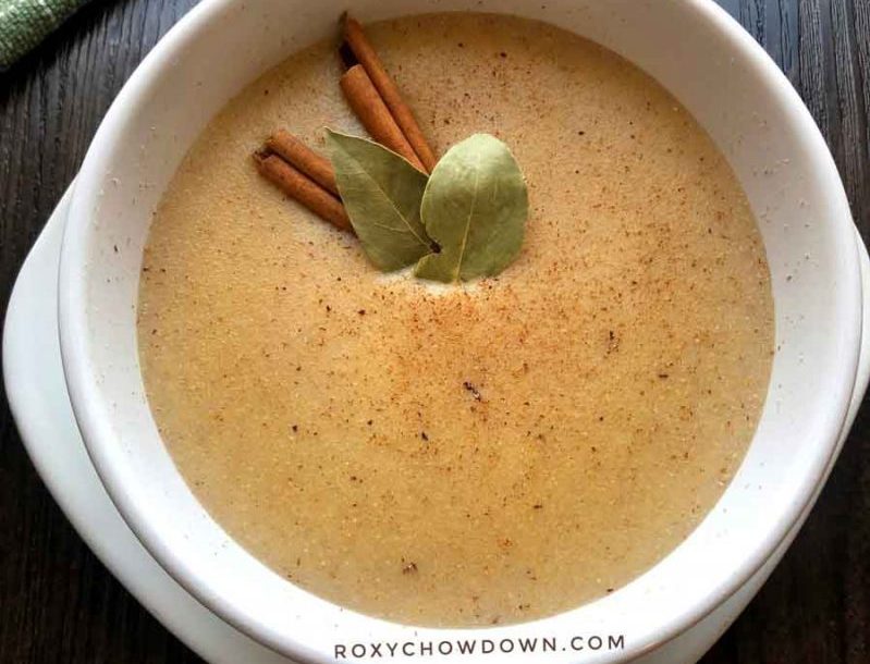 Grandma S Jamaican Cornmeal Porridge Recipe Roxy Chow Down