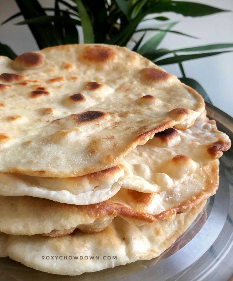 How to make Jamaican Roti (Easy Flatbread Recipe) - Roxy Chow Down