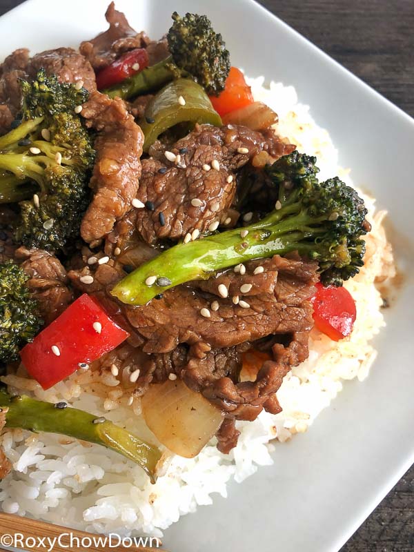 Asian-Style Beef and Broccoli Stir Fry Recipe by RoxyChowDown.com