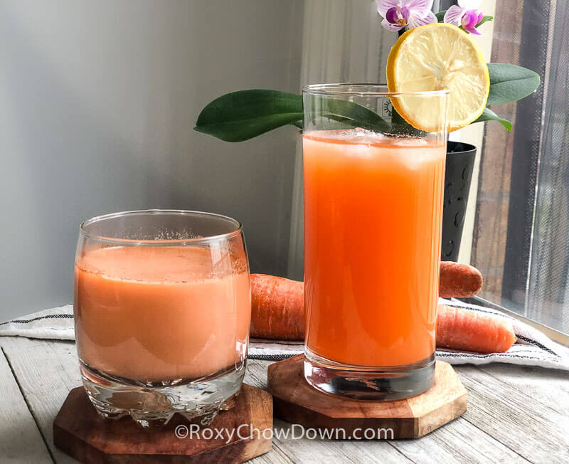 Jamaican Carrot Juice Recipe - With Lime or Milk by: RoxyChowDown.com