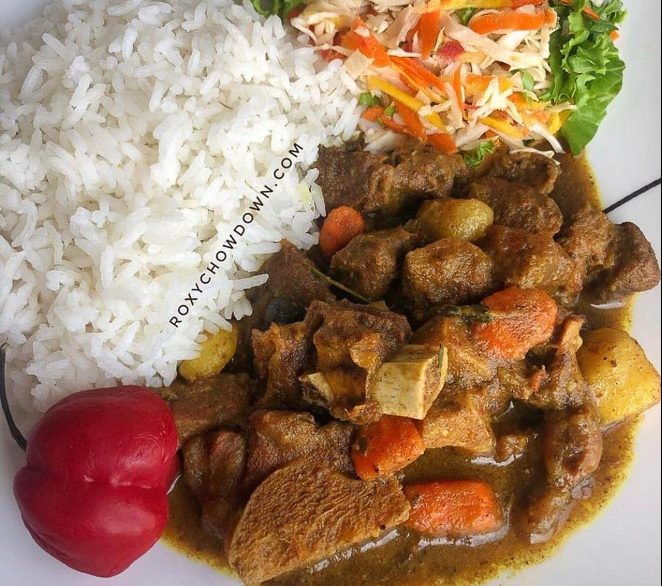Jamaican Curry Goat Recipe - by RoxyChowDown.com