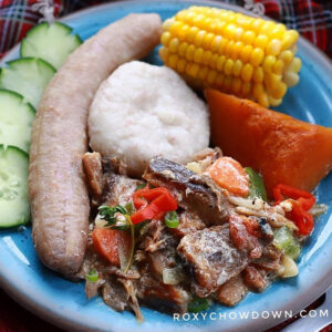 Jamaican Salt Mackerel Rundown Recipe by RoxyChowDown.com